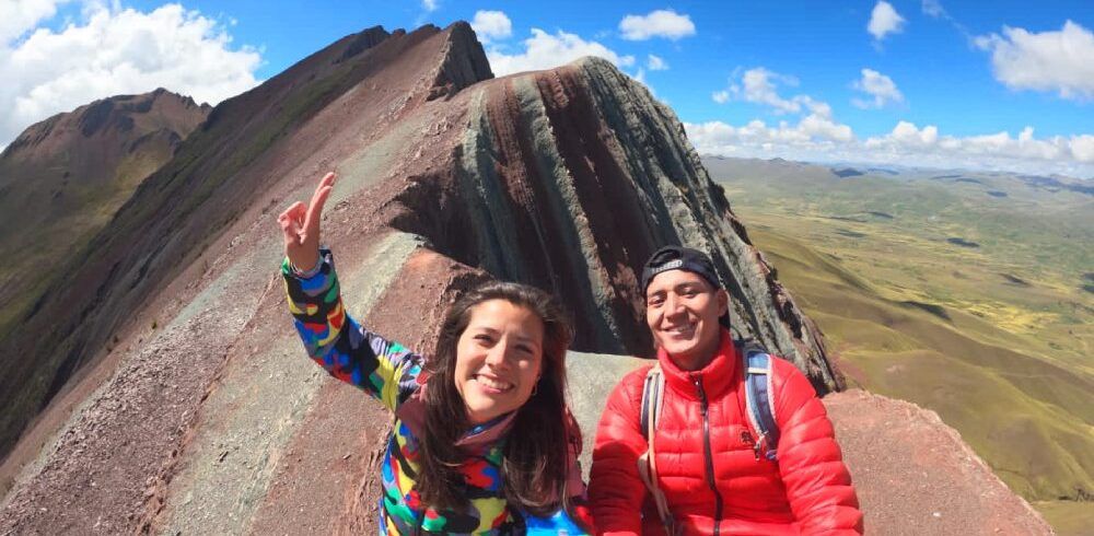 pallay punchu peru, is the most beautiful new rainbow mountain of all