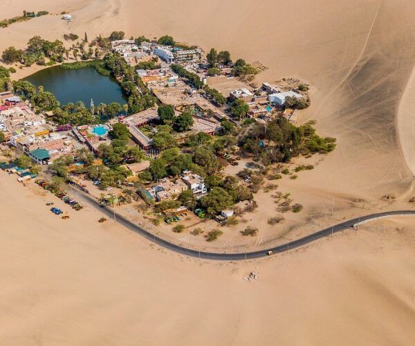 Huacachina, one of the famous stops on your visit to Peru, especially Ica