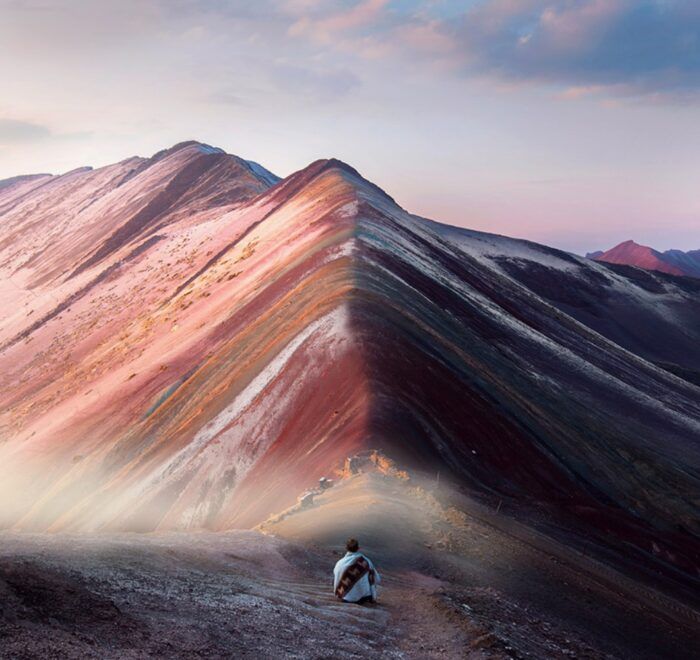 rainbow mountain tour 2 days rainbow mountain trek 2 days and seven lakes